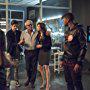 Victor Garber, Danielle Panabaker, Franz Drameh, Grant Gustin, and Carlos Valdes in The Flash (2014)