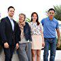 Josh Charles, Pascale Ferran, Roschdy Zem, Anaïs Demoustier, and Camélia Jordana at an event for Bird People (2014)