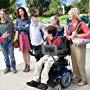 Minnie Driver, Dina Spybey-Waters, John Ross Bowie, Marin Hinkle, Kyla Kenedy, Mason Cook, and Micah Fowler in Speechless (2016)