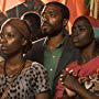 Chiwetel Ejiofor, Aïssa Maïga, Maxwell Simba, and Lily Banda in The Boy Who Harnessed the Wind (2019)