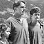 Mark Harmon, Joshua Jackson, and Sarah Wayne in Magic in the Water (1995)