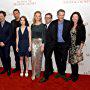 David Nicholls, Andrew Macdonald, Allon Reich, Matthias Schoenaerts, Thomas Vinterberg, Carey Mulligan, and Jessica Barden at an event for Far from the Madding Crowd (2015)