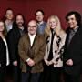 2010 Academy Award nominees for Best Film Editing at the Invisible Art/Visible Artists (IAVA) panel at The American Cinematheque, March 6, 2010. From left: John Refoua, Sally Menke, Joe Klotz, Stephen Rivkin, Alan Heim (Host), Julian Clarke, Chris Innis, and Bob Murawski.