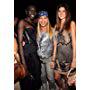 John Galliano, Alek Wek, and Michelle Alves