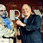 Tom Rees (Mummy) with Budd Friedman at the Improv in "Cry Of the Mummy", a segment in "The Boneyard Collection"