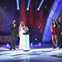 Rebecca Budig, Vernon Kay, Alicia Keys, Bethenny Frankel, Denis Petukhov, Johnny Weir, Tanith Belbin, Ethan Burgess, Fred Palascak, Keauna McLaughlin, and Jennifer Wester in Skating with the Stars (2010)