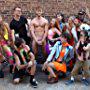 Burning Man: The Musical cast with the director Kyle Fasanella.