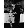 Shirley Temple at the 7th Annual Academy Awards with Irvin S. Cobb.