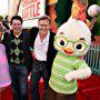 Mark Dindal and Randy Fullmer at an event for Chicken Little (2005)
