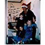 Aria, Mila, & Adam with Hulk on the Santa With Muscles Set - photo autographed by Hulk!