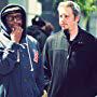 Spike Lee and Jeremy Alter on the set of "Touched with Fire"