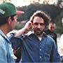 Frank directing Russell Crowe on "No Way Back."