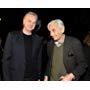 Tim Robbins and Howard Zinn at an event for The People Speak (2009)