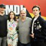 Robert Rodriguez, Jon Landau, Rosa Salazar, and Keean Johnson at an event for Alita: Battle Angel (2019)