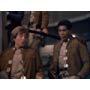 Dirk Benedict and Herbert Jefferson Jr. in Battlestar Galactica (1978)