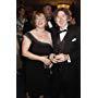 James Herbert and wife attend the British Book Awards held at the Grosvenor House Hotel on February 24, 2003 in London.