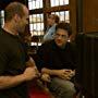 Jason Statham and Tony Giglio (I) on set of CHAOS
