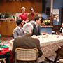 Mayim Bialik, Kaley Cuoco, Johnny Galecki, Brian George, Simon Helberg, Jim Parsons, Melissa Rauch, and Kunal Nayyar in The Big Bang Theory (2007)