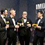 Gary Cole, David Mandel, Matt Walsh, Reid Scott, and Dave Karger at an event for IMDb at the Emmys: IMDb LIVE After the Emmys 2017 (2017)