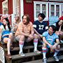 Michael Ian Black, Marguerite Moreau, Zak Orth, Paul Rudd, Michael Showalter, and Hannah Friedman in Wet Hot American Summer: First Day of Camp (2015)