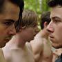 Nick Jonas, Danny Flaherty, and Ben Schnetzer in Goat (2016)