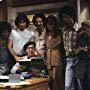 Groucho Marx, John Travolta, Robert Hegyes, Lawrence Hilton-Jacobs, Gabe Kaplan, Ron Palillo, and Marcia Strassman in Welcome Back, Kotter (1975)
