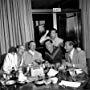 Groucho Marx, George Jessel, Milton Berle, Eddie Canto, and Buddy Lestor, 1953.