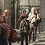 Melissa McBride, Sarah Wayne Callies, Scott Wilson, Lauren Cohan, Emily Kinney, and Chandler Riggs in The Walking Dead (2010)