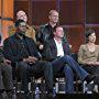 Robert Patrick, Scott Foley, Dennis Haysbert, Shawn Ryan, Regina Taylor, Audrey Marie Anderson, and Eric L. Haney at an event for The Unit (2006)