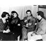 Clark Gable, Frank Capra, Claudette Colbert, and Mayo Methot in It Happened One Night (1934)