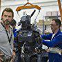 Hugh Jackman and Jason Cope in Chappie (2015)