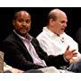 Seth Gilliam and David Simon at an event for The Wire (2002)