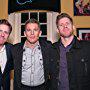 Ethan Hawke, Michael Spierig, and Peter Spierig at an event for Predestination (2014)