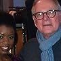 Kenya Brome with Barry Levinson; Director of TWC Tribeca Film Short