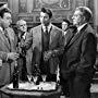 Michel Auclair, Paul Frankeur, Jean Gabin, Robert Hirsch, and Jacques Morel in Maigret and the St. Fiacre Case (1959)