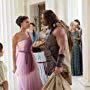 Dwayne Johnson, Irina Shayk, and Isaac Andrews in Hercules (2014)