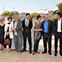 (From 2nd L) Moira Buffini, guest, Posy Simmonds, Stephen Frears, Dominic Cooper, Tamsin Greig, Bill Camp and Luke Evans attend the 
