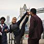 Mary McCormack, Samuel Anderson, and Lolly Adefope in Loaded (2017)