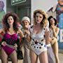 Jackie Tohn, Kimmy Gatewood, Rebekka Johnson, Betty Gilpin, Kate Nash, Shakira Barrera, and Britney Young in GLOW (2017)