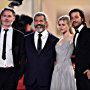 Mel Gibson, Diego Luna, Jean-François Richet, Thierry Frémaux, and Erin Moriarty at an event for Blood Father (2016)