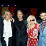 Steve Bing, Mitch Glazer, Arian Moayed, Taylor Kinney, and Lady Gaga at an event for Rock the Kasbah (2015)