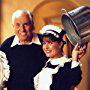 Shea Curry (right) as Brigitte with Garry Marshall on set in Princess Diaries 2