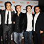 Peter Safran, Ryan Reynolds, Rodrigo Cortes, Chris Sparling, and Adrian Guerra at the Toronto International Film Festival red carpet premiere of BURIED.