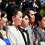 Naomi Kawase, Miyuki Matsuda, Jun Murakami, Makiko Watanabe, Junko Abe, and Nijirô Murakami at an event for Still the Water (2014)