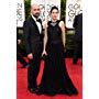 Ronit Elkabetz and Shlomi Elkabetz at an event for 72nd Golden Globe Awards (2015)