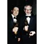 "The Last Days" director James Moll at the 1999 Oscars with executive producer Steven Spielberg. 