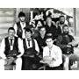 Historical Photo of "Ghost Town in the Sky" Theme Park. Known persons are Bill Leatherwood (left) who plays a gunfighter in the new movie. Harry Valentine (white shirt) plays Sheriff Parker in the new movie. Middle is Donald May from "Colt 45". Indian is Robert Bradley also playing Jim Jumper in the new movie. Far right sitting is Herbert Cowboy Coward playing Harmon Teaster in the new movie. Rear and right is Tic Rich also playing a gunfighter in the new movie Ghost Town. 