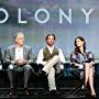 Carlton Cuse, Josh Holloway, Sarah Wayne Callies, and Ryan J. Condal at an event for Colony (2016)