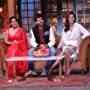 Kartik Aaryan, Bhumi Pednekar, and Ananya Panday in The Kapil Sharma Show: The Star-Cast of Pati Patni aur Woh (2019)