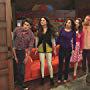 Maria Canals-Barrera, David DeLuise, Jennifer Stone, Selena Gomez, and Gregg Sulkin in The Wizards Return: Alex vs. Alex (2013)